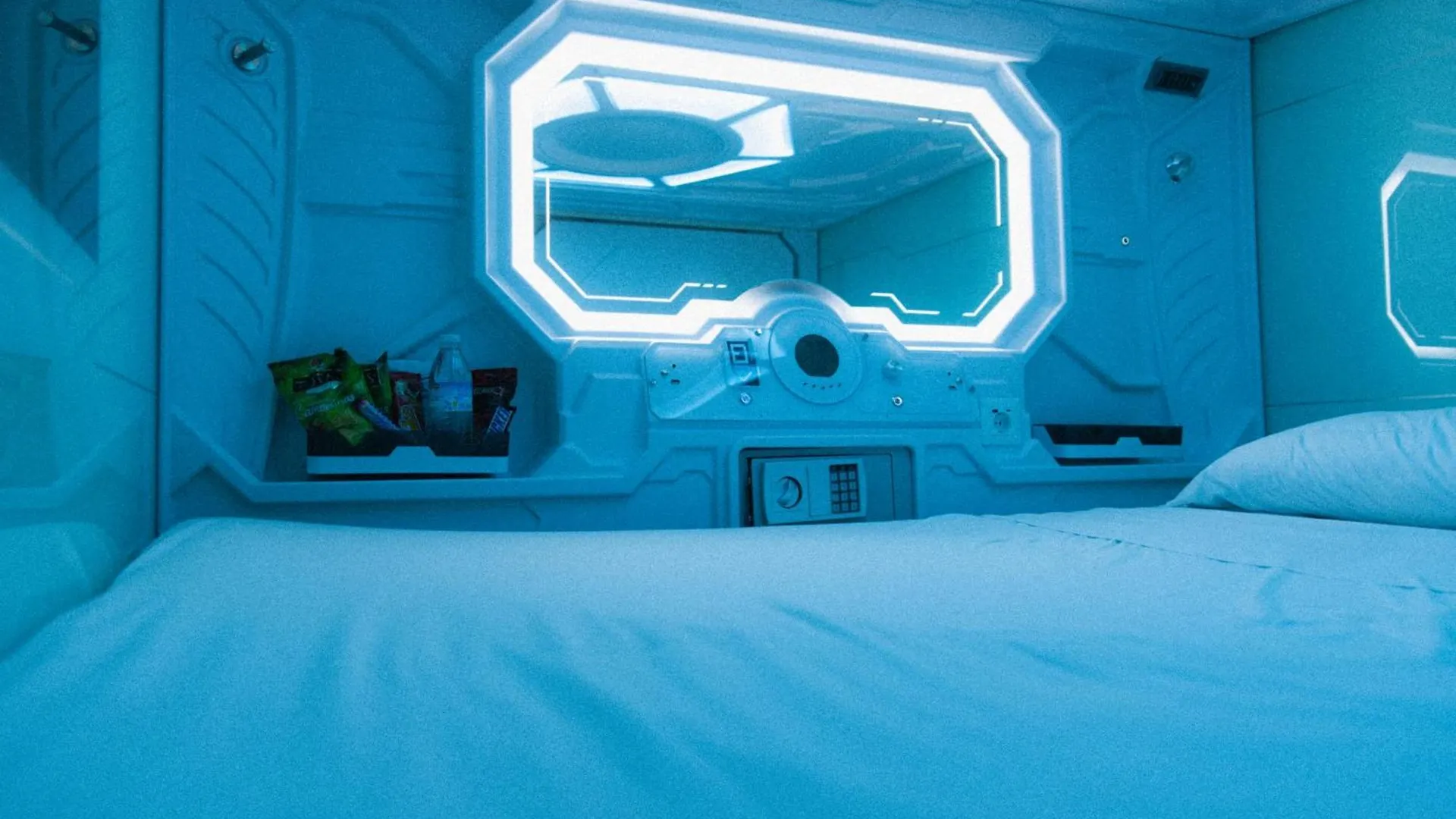 Capsule hotel Futurotel Sevilla Spain